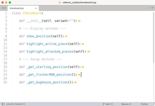 OOP in Python, part 10: Organizing classes